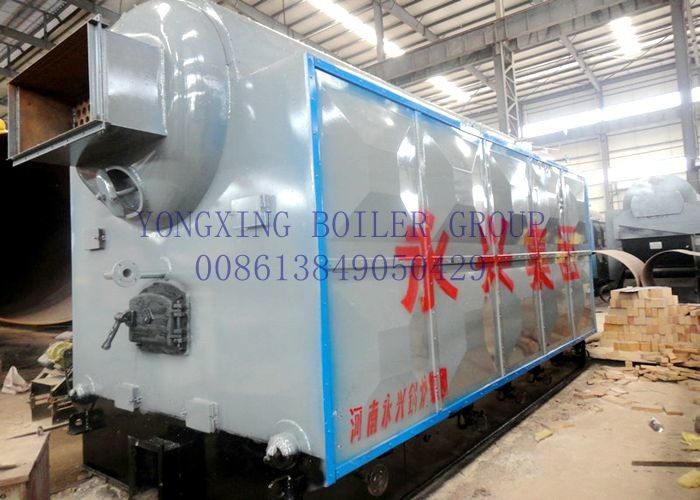 4 Ton Coal Fired Hot Water Boiler Equipped Single Drums For Textile Industry