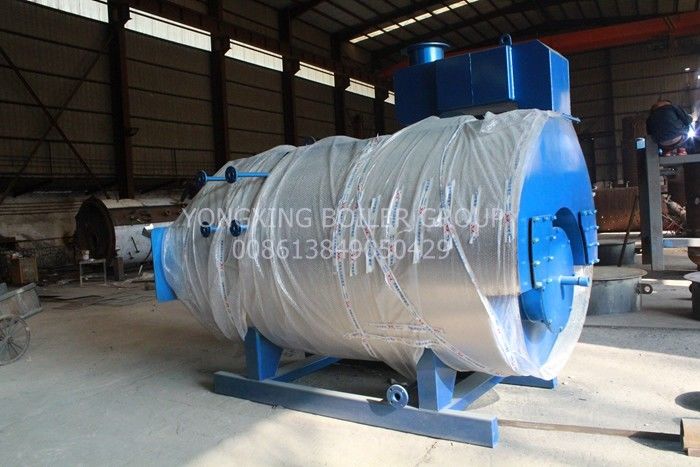 Commercial Food Factory Gas Fired Steam Boiler Fire Tube Structure CE Certificated