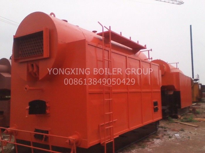 Environmentally Friendly Biomass Fired Steam Boiler Palm Shell Continues Heating Output
