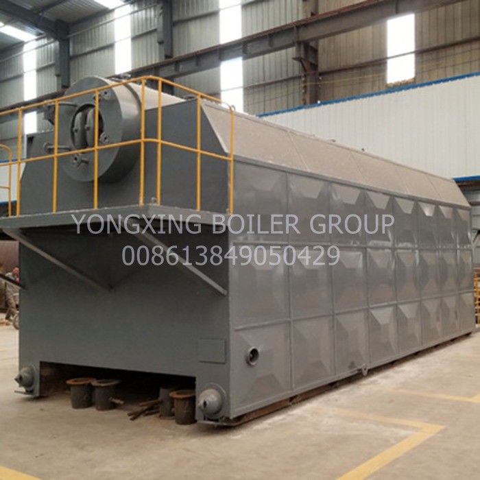 Eco - Friendly Coal Fired Hot Water Boiler Horizontal Type For Paper / Textile Factory