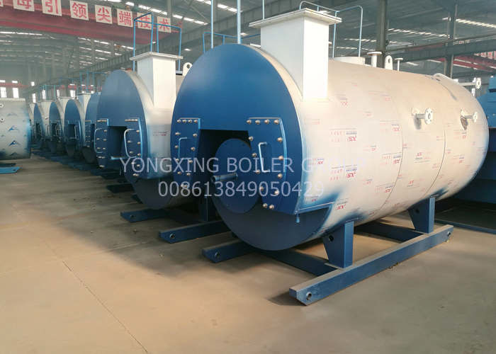 Simple Operating Gas Fired Steam Boiler Residential Total Weight Around 24 ton