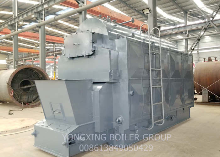 SGS CE Approved Biomass Wood Fired Boiler / Industrial Steam Boiler Chain Grate DZL 2 Ton Water tube