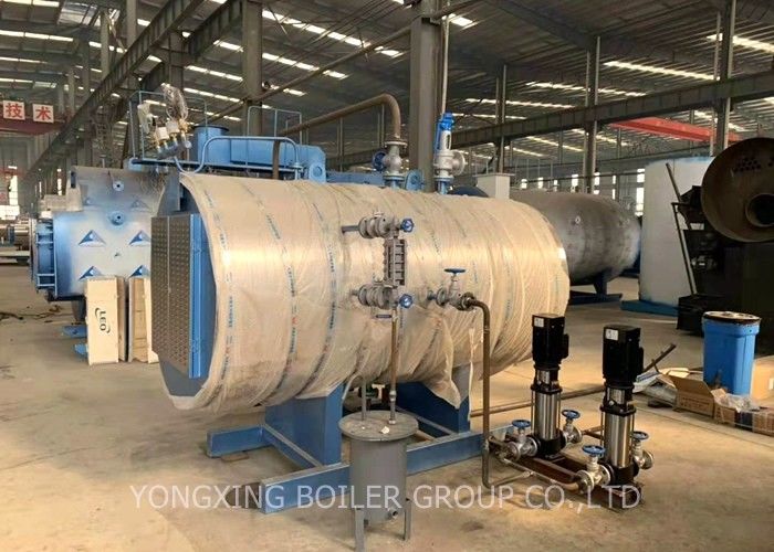Large Industrial Gas Fired Boilers , Automatic Running Fire Tube Steam Boiler