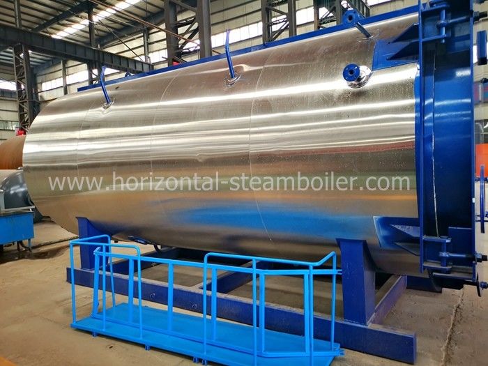 Skid Mounted Diesel Oil Fired Steam Boiler Gypsum Boiler For Milk Processing Plant