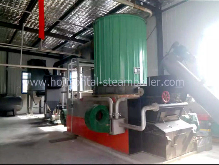 Industrial Thermo Oil Boiler , High Thermal Efficiency Wood Biomass Fuel Vertical Hot Oil Boiler