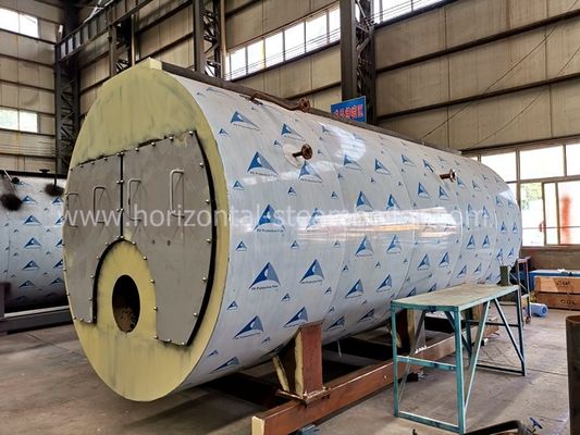 Horizontal Natural Gas Hot Water Boiler Heating Systems For Washing Industry